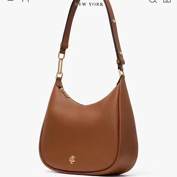 Kate Spade Kayla Large Shoulder Bag Brown - Picture 2 of 12